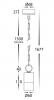 Tivah Exterior 12V OR 240V Solid Brass LED Pendant IP65